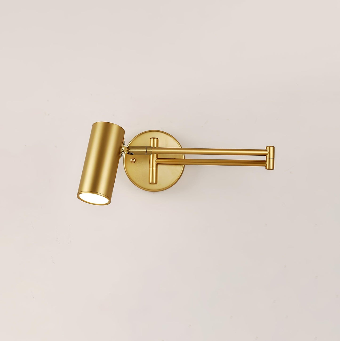 Modern och ren LED vägglampa i järn - Elegant och justerbar design med integrerad belysning