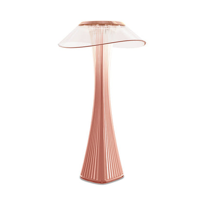 Lampe de table en cristal sophistiquée – Illumination LED élégante avec luminosité réglable