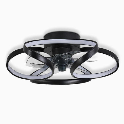 Ventilateur de plafond 2 en 1 élégant avec lumière LED pour un confort et un style ultimes