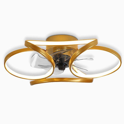 Ventilateur de plafond 2 en 1 élégant avec lumière LED pour un confort et un style ultimes