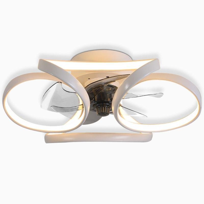 Ventilateur de plafond 2 en 1 élégant avec lumière LED pour un confort et un style ultimes