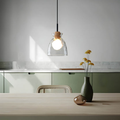 Suspension en verre élégante Tokyo – Luminaire de plafond minimaliste disponible en 1 ou 3 têtes