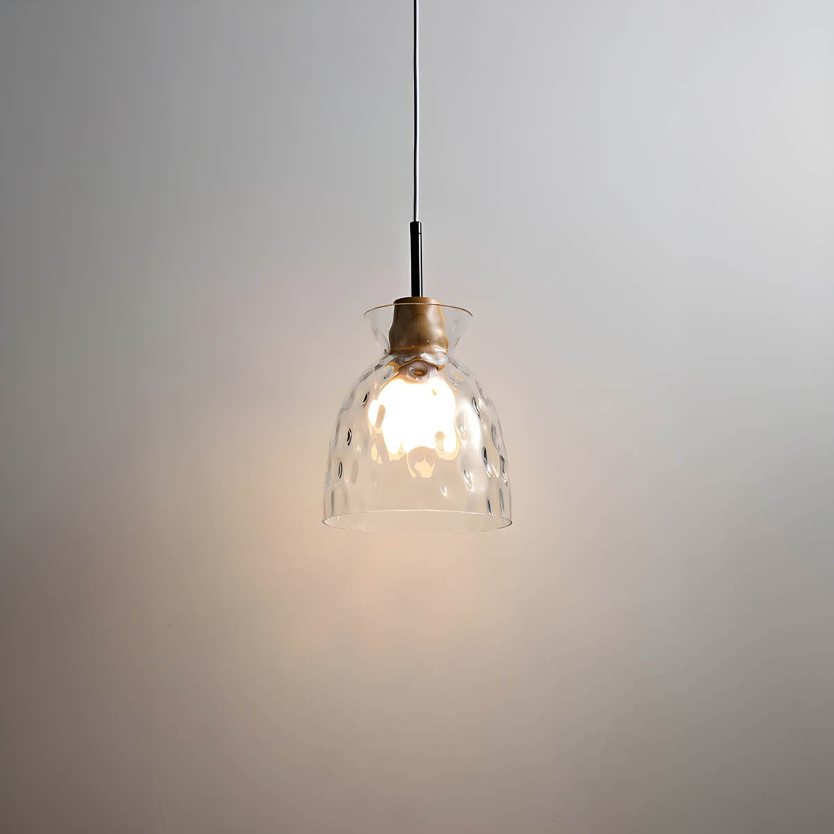 Suspension en verre élégante Tokyo – Luminaire de plafond minimaliste disponible en 1 ou 3 têtes