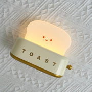 Charming toaster night lamp – Versatile portable lamp with rechargeable battery
