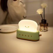 Charming toaster night lamp – Versatile portable lamp with rechargeable battery