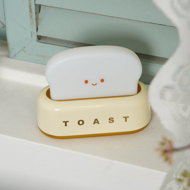 Charming toaster night lamp – Versatile portable lamp with rechargeable battery