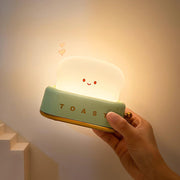 Charming toaster night lamp – Versatile portable lamp with rechargeable battery
