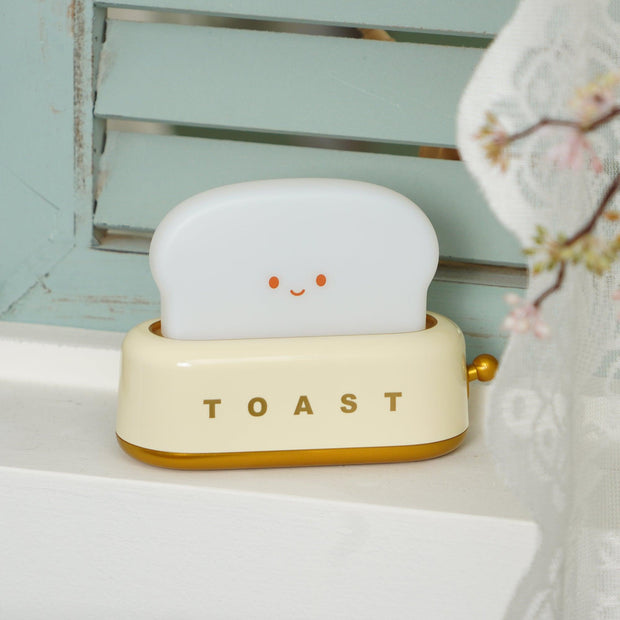 Charming toaster night lamp – Versatile portable lamp with rechargeable battery
