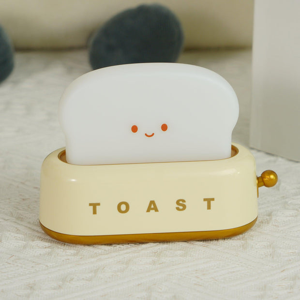 Charming toaster night lamp – Versatile portable lamp with rechargeable battery