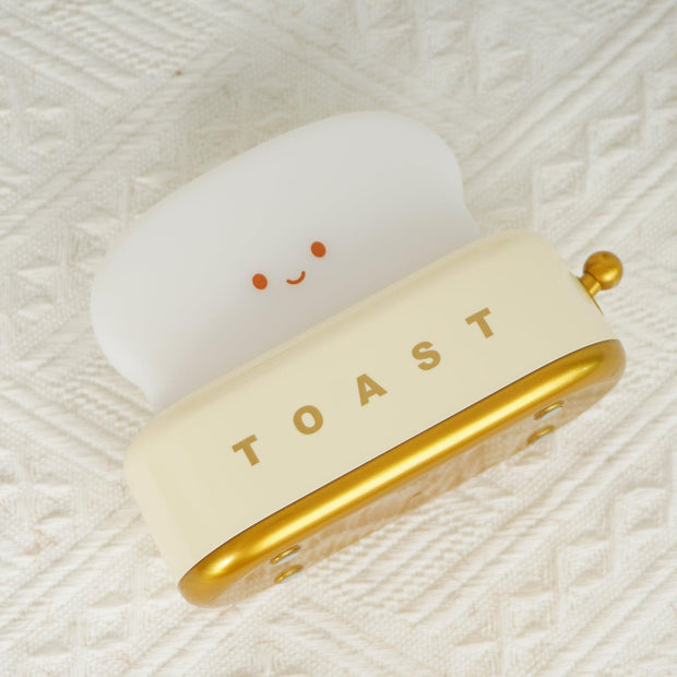 Charming toaster night lamp – Versatile portable lamp with rechargeable battery