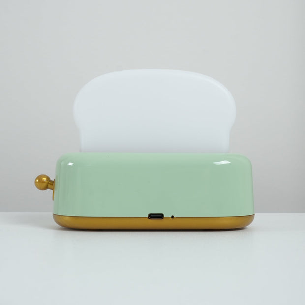 Charming toaster night lamp – Versatile portable lamp with rechargeable battery