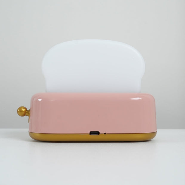 Charming toaster night lamp – Versatile portable lamp with rechargeable battery