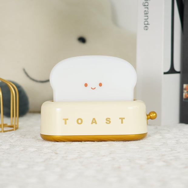 Charming toaster night lamp – Versatile portable lamp with rechargeable battery