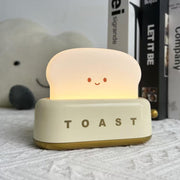 Charming toaster night lamp – Versatile portable lamp with rechargeable battery