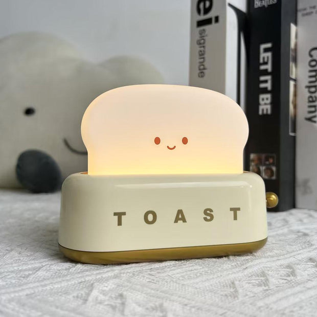 Charming toaster night lamp – Versatile portable lamp with rechargeable battery