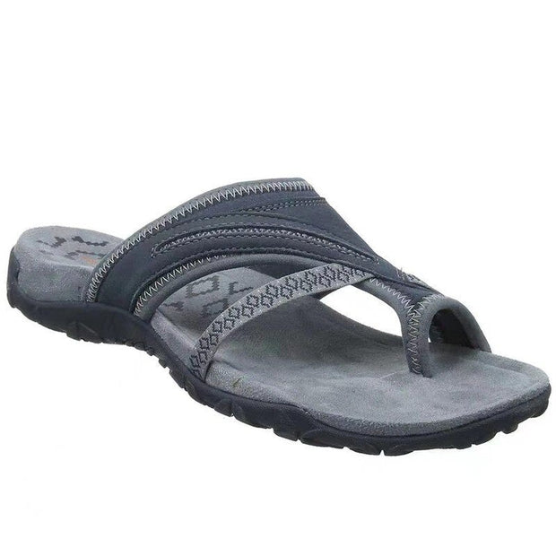 Comfortable Orthopedic Flip-Flops for Women with Arch Support - Nanofoam Sole, Ideal for Summer
