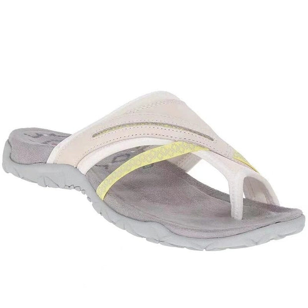 Comfortable Orthopedic Flip-Flops for Women with Arch Support - Nanofoam Sole, Ideal for Summer