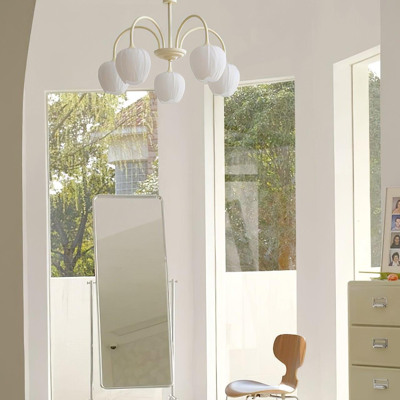 Kroonluchter Tulipe Charmante Matcha – Stralende Bloemige Elegant met Verfrissende Groene Matcha Reflecties