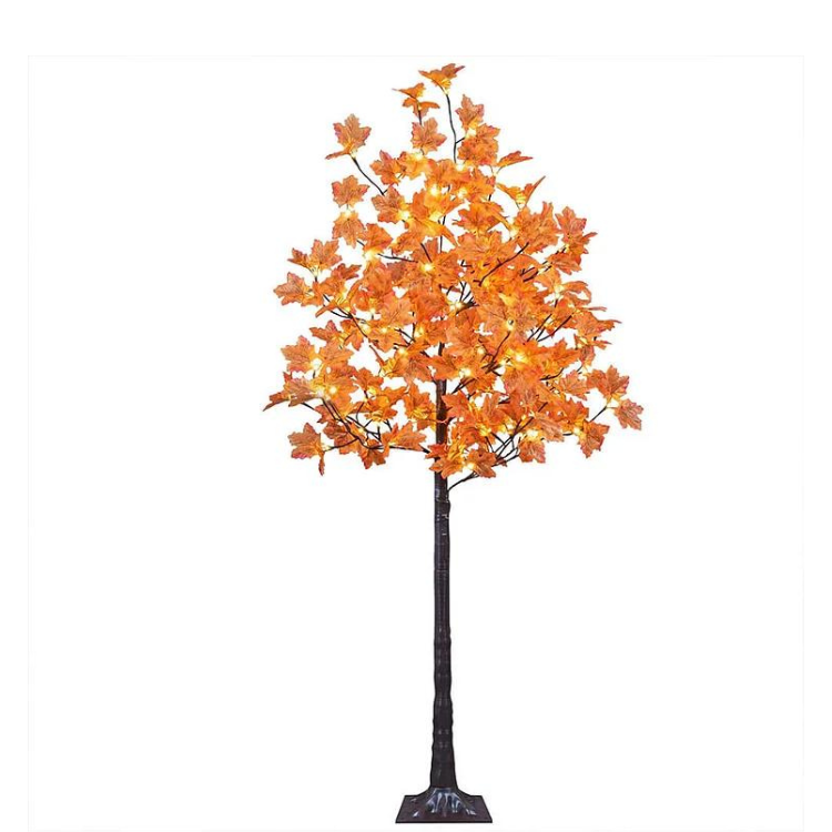 Décor de l'Arbre d'Érable LED Enchanteur - Embrassez l'Automne avec une Douce Lumière Chaleureuse
