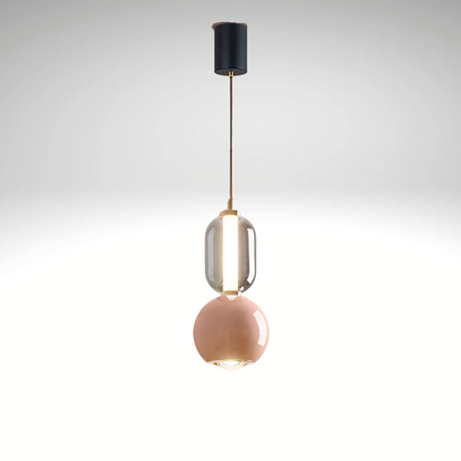 Suspension Scandinave Élégante – Lampe Minimaliste Élégante Fabriquée en Verre et Fer