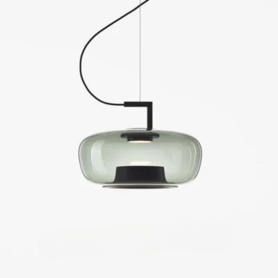 Modern Elegant LED Chandelier - Glass and Aluminum Design for Your Kitchen and Dining Room