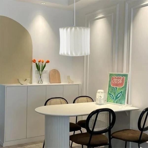 Nordic wood and steel pendant light – Embrace modern natural elegance for your chic space