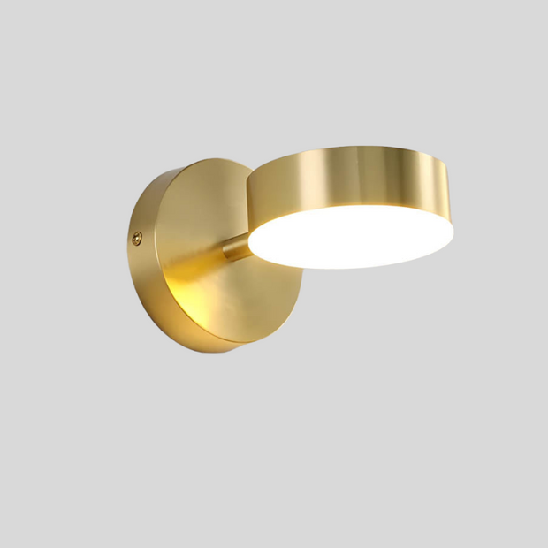 Elegant Nordic copper LED wall lamp – Contemporary style in iron and copper for a warm atmosphere