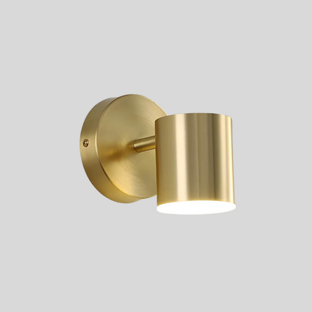 Elegant Nordic copper LED wall lamp – Contemporary style in iron and copper for a warm atmosphere