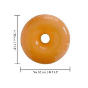 LED Lamp Inspired by Bauhaus in Donut Shape – Dimmable Desk and Wall Light with Contemporary Style and a Vintage Touch