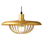 Scandinavian style wooden pendant – Chic industrial hanging lamp