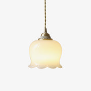 Élégante suspension Talblume – Superbe design floral en laiton et résine