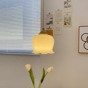 Élégante suspension Talblume – Superbe design floral en laiton et résine