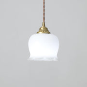 Élégante suspension Talblume – Superbe design floral en laiton et résine