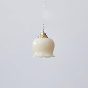 Élégante suspension Talblume – Superbe design floral en laiton et résine