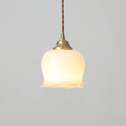 Élégante suspension Talblume – Superbe design floral en laiton et résine