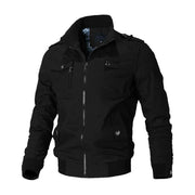 Men's Elegant and Lightweight Bomber Jacket - Comfortable Summer Jacket in Breathable Fabric