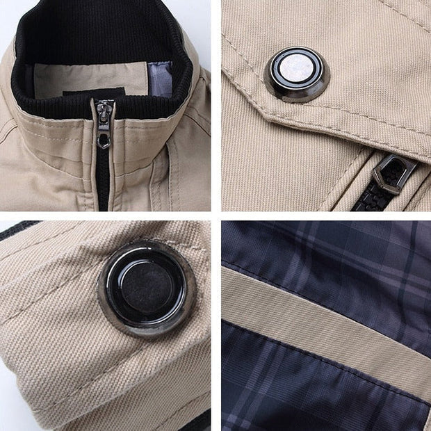 Men's Elegant and Lightweight Bomber Jacket - Comfortable Summer Jacket in Breathable Fabric