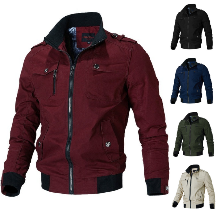 Veste Homme Bomber Élégante et Légère - Blouson d'Été Confortable en Tissu Respirant