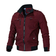 Men's Elegant and Lightweight Bomber Jacket - Comfortable Summer Jacket in Breathable Fabric