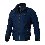 Men's Elegant and Lightweight Bomber Jacket - Comfortable Summer Jacket in Breathable Fabric