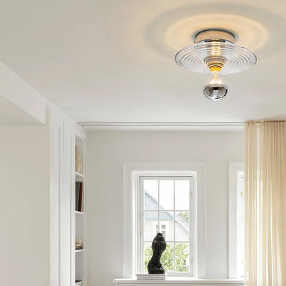 Applique murale LED en verre au style rétro – L'élégance intemporelle rencontre le design contemporain