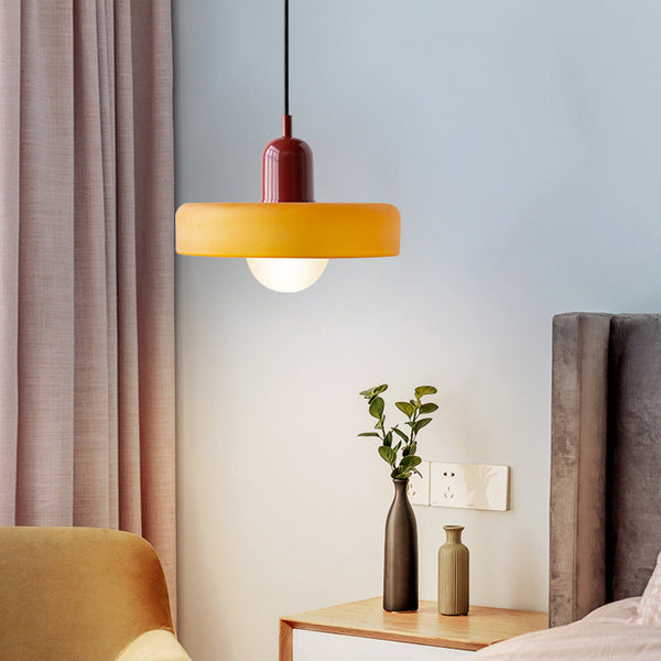 Elegant Bauhaus Glass Pendant - Where Modern Function Meets Sleek Minimalism