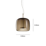 Elevate your space with the Hotel glass pendant lamp – A touch of timeless elegance for refined interiors