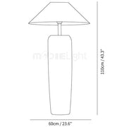 Floor lamp in aged wood with rustic elegance – Perfect for contemporary living spaces