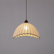 Elegant Wood and Fabric Pendant – Perfect Harmony of Style and Comfort