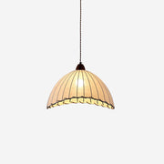 Elegant Wood and Fabric Pendant – Perfect Harmony of Style and Comfort