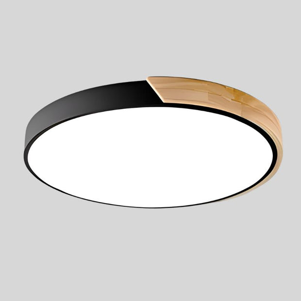Nordic Chic Wooden Macaron LED Chandelier – Elegant Fusion of Wood and Metal