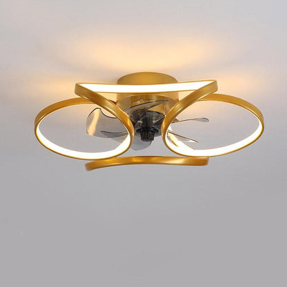 Ventilateur de plafond 2 en 1 élégant avec lumière LED pour un confort et un style ultimes