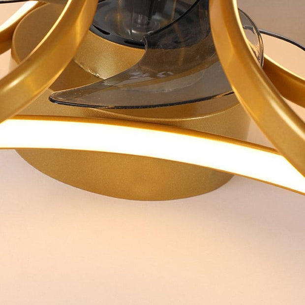 Ventilateur de plafond 2 en 1 élégant avec lumière LED pour un confort et un style ultimes