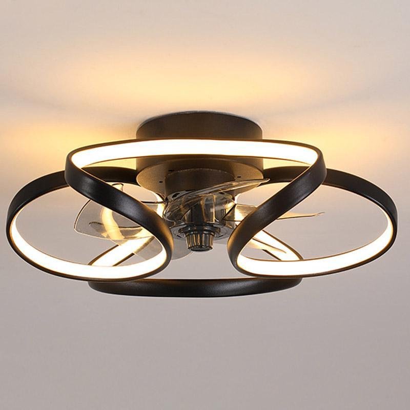 Ventilateur de plafond 2 en 1 élégant avec lumière LED pour un confort et un style ultimes